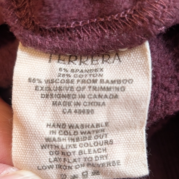 Terrera Women’s Purple Fleece-Lined Hoodie Dress Size Small – Knee-Length, Long - Picture 7 of 7